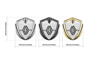 Renault 3d Emblem Badge Racing Design Glossy 3D